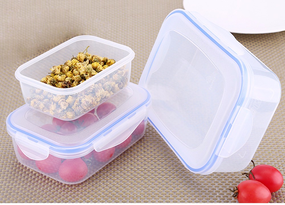 sealed plastic containers