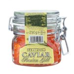 caviar rouge en bocal en verre 250 g