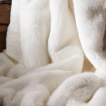 white fox fur