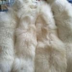 white fox fur cleaning