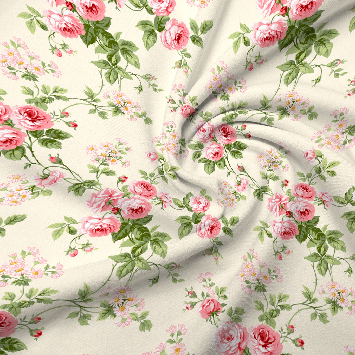 floral percale