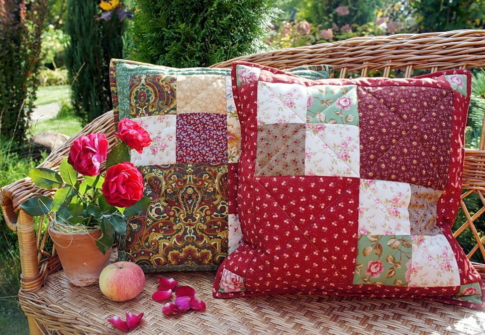 patchwork pillows