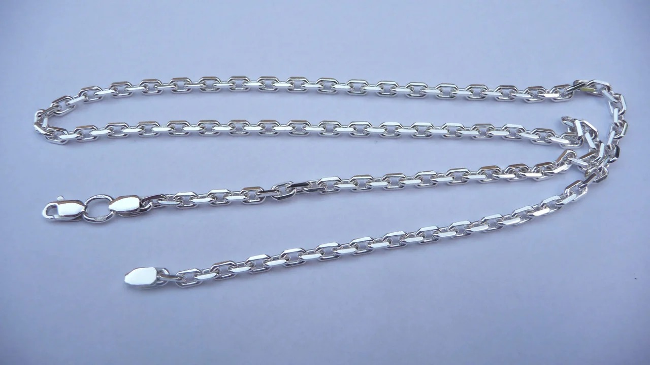 silver chain long