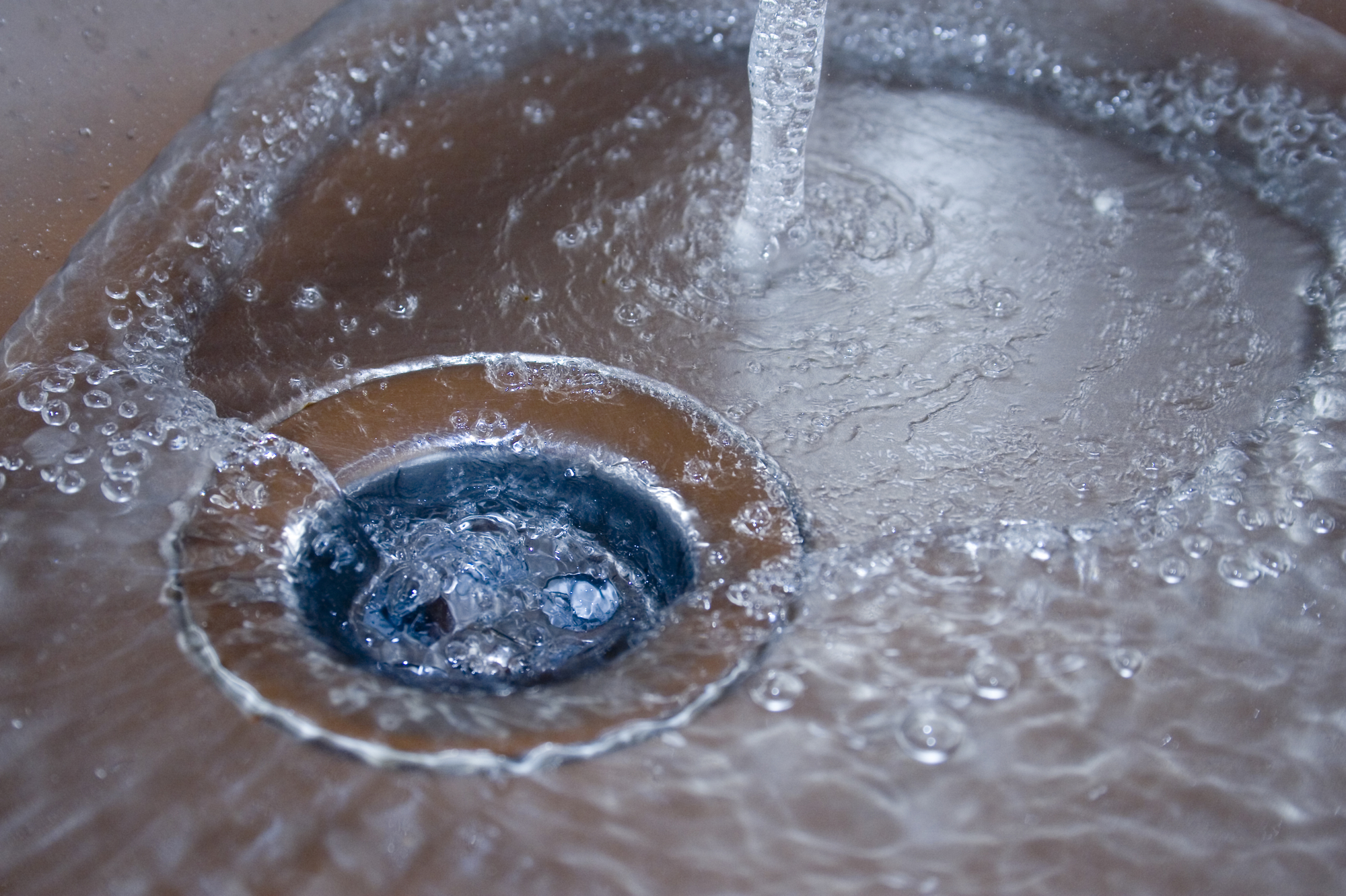 draining the sink