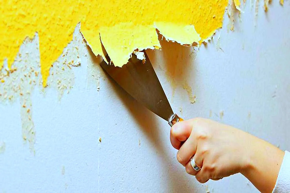 removing old paint