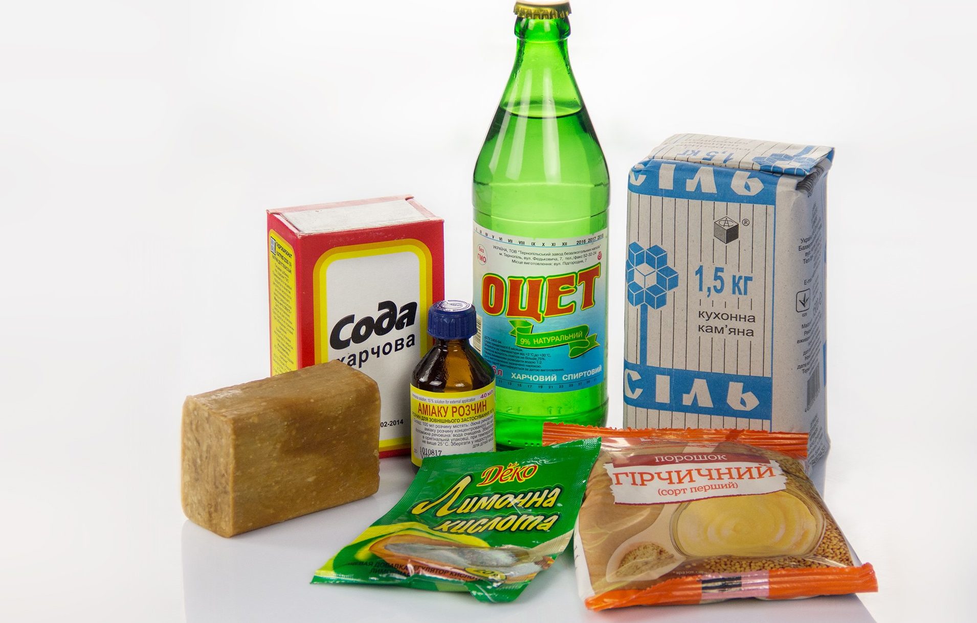 baking soda salt vinegar soap and other oven cleaners