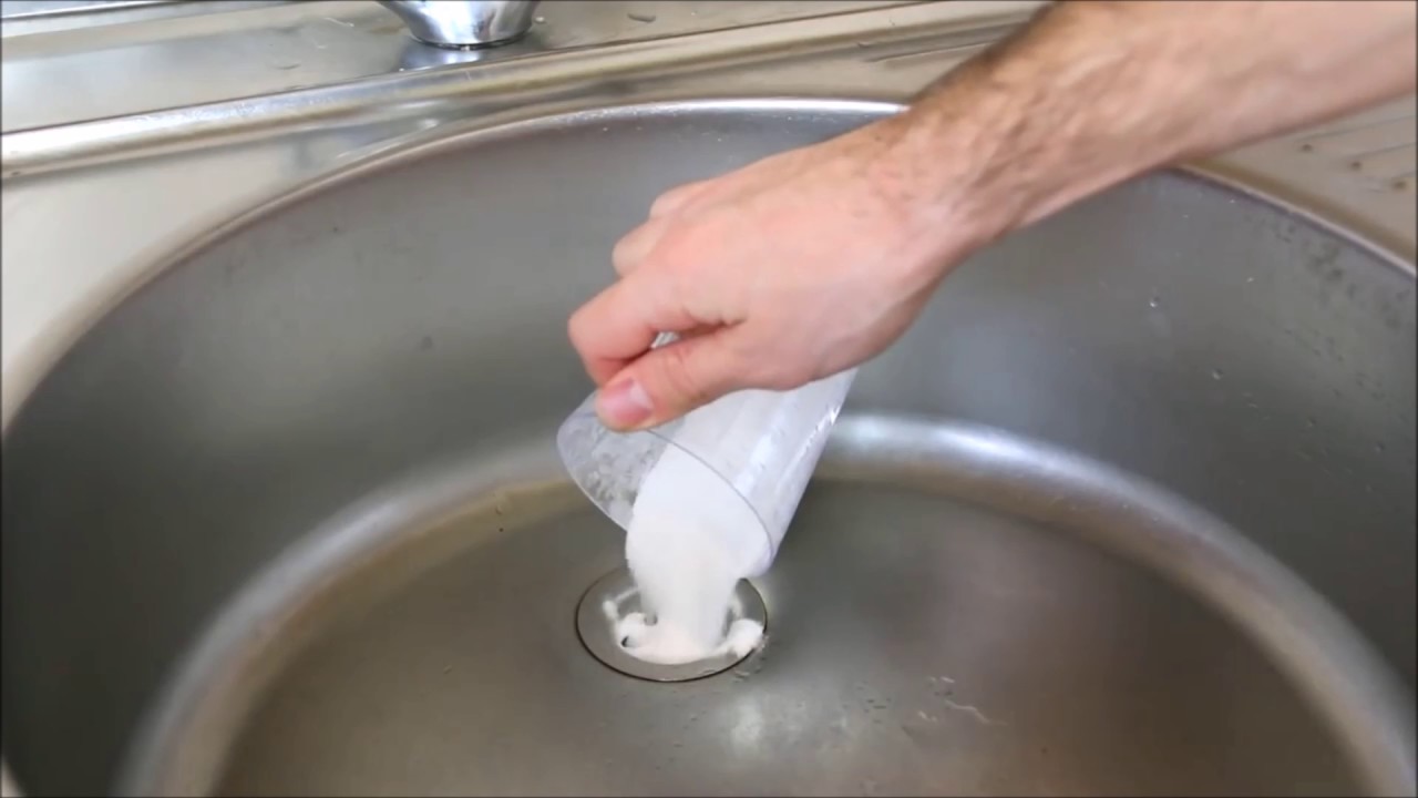 soda in the sink