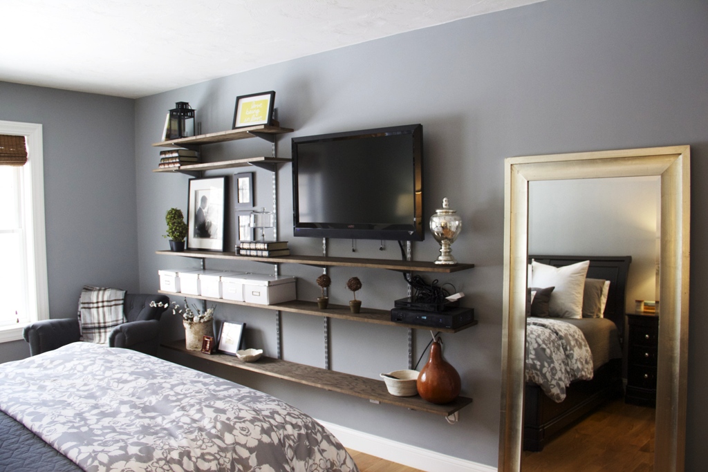 TV in the bedroom photo ideas