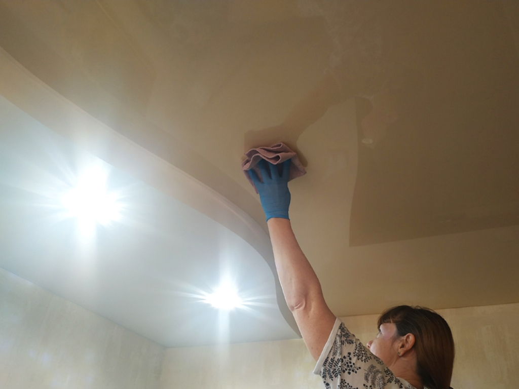 stretch ceiling care