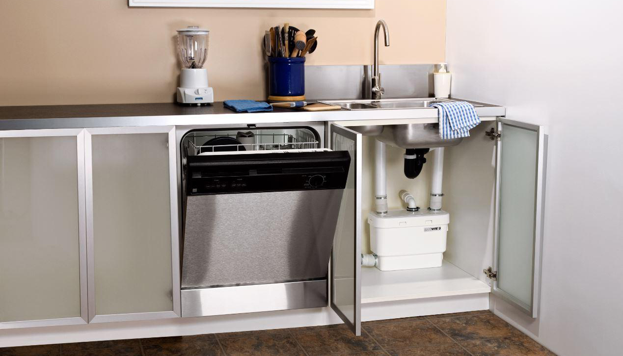 installing a dishwasher in the kitchen