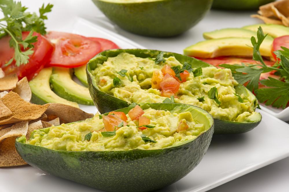 avocado with tuna