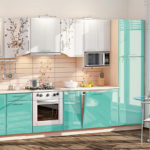 turquoise kitchen color