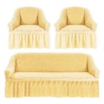 sofa cover yellow