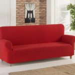 sofa cover red