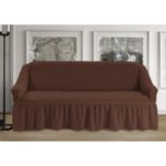 sofa cover brown