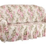 sofa cover light flowers