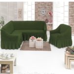 sofa cover dark green