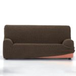 sofa cover dark brown