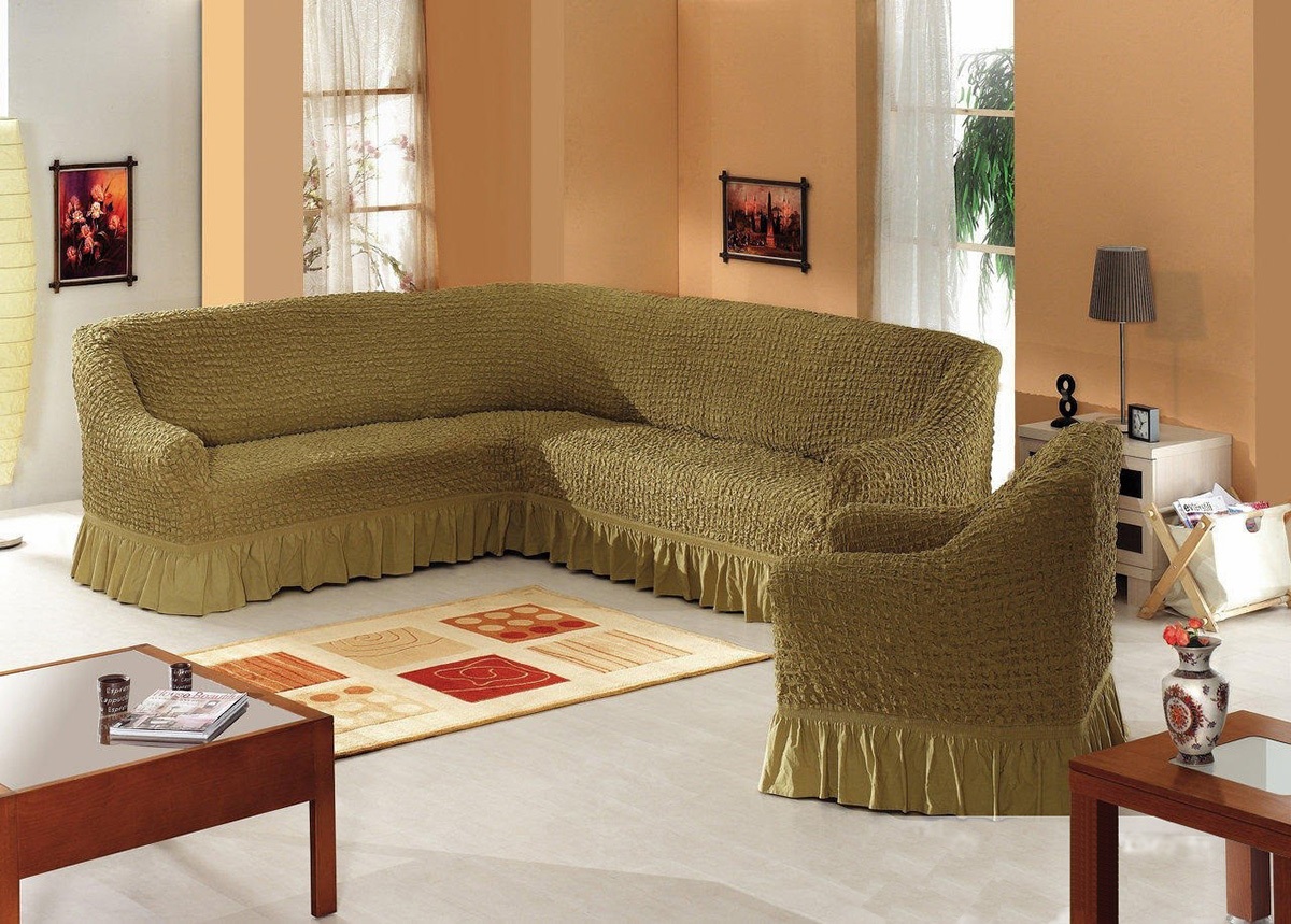 cover for one-piece corner sofa