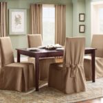 chair cover coffee with bow