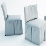 chair cover blue