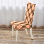 plaid chair cover