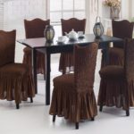 chair cover euro brown