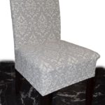 chair cover light gray