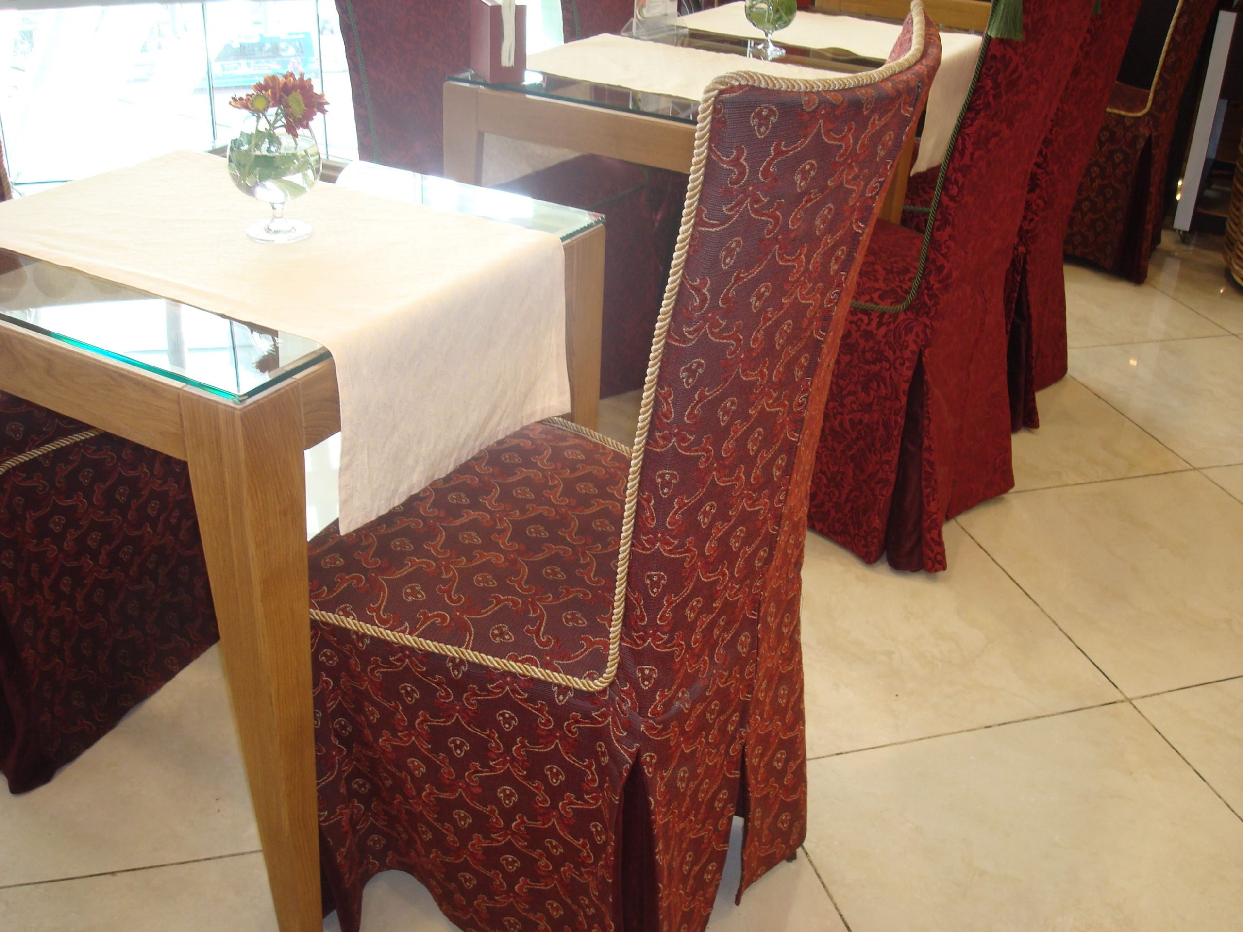 chair cover oriental