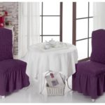 chair cover purple