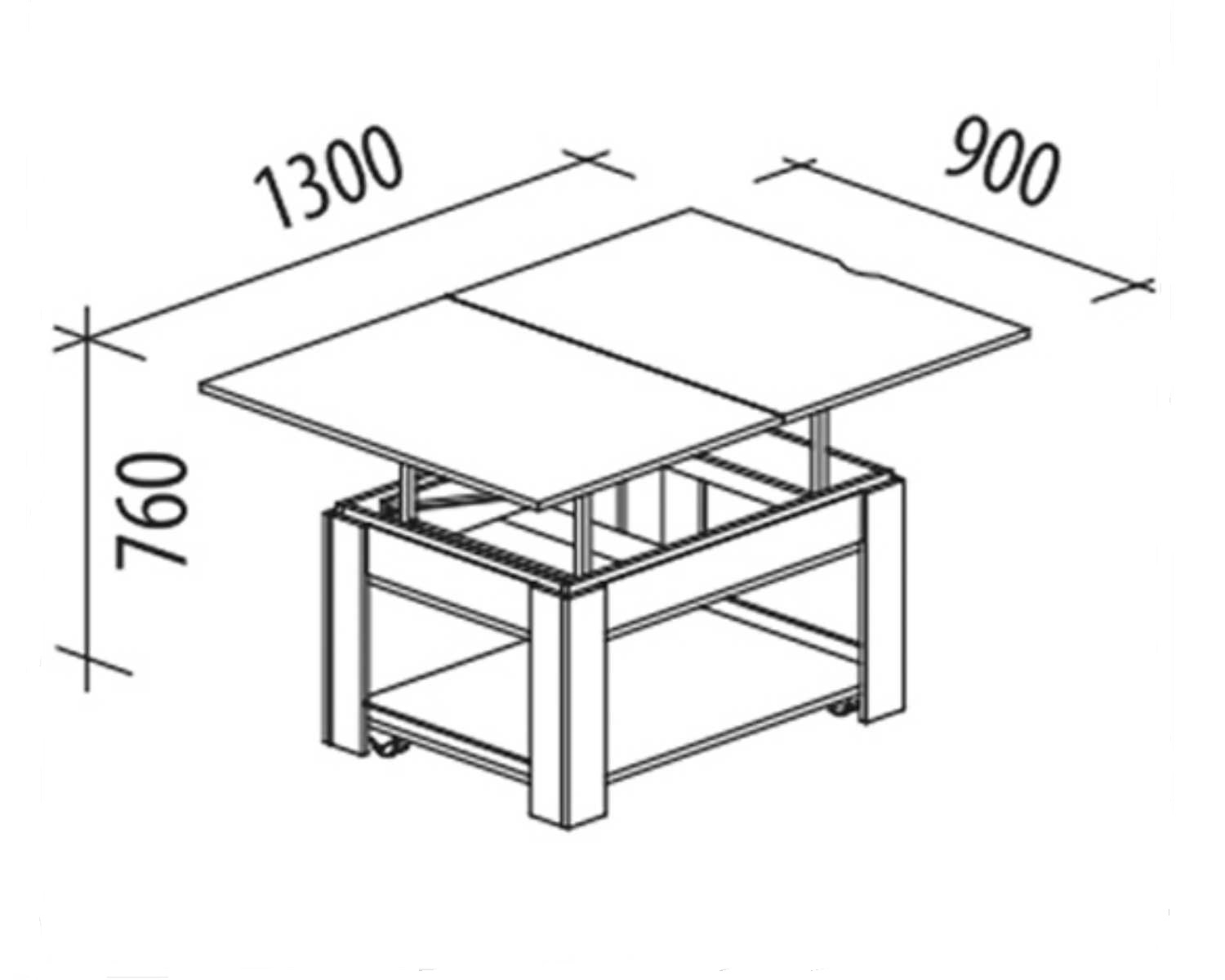 transformer coffee table drawing