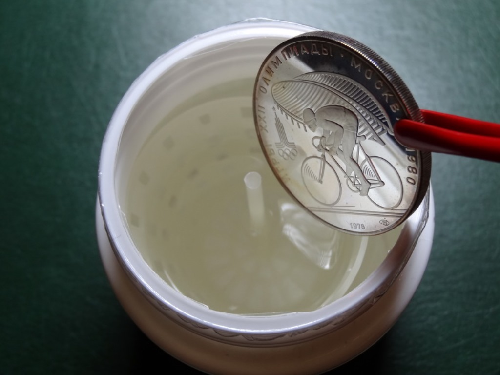 cleaning silver coins