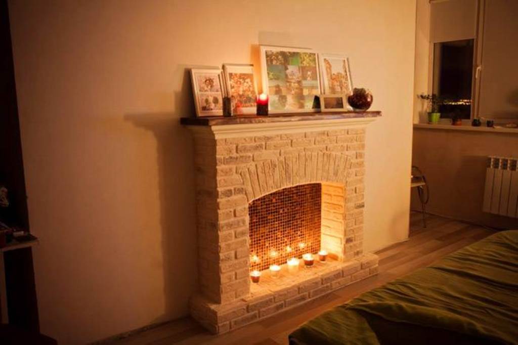 homemade fireplace decor