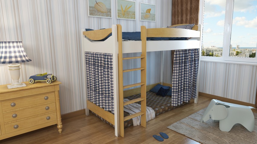 idées de lit mezzanine pour bébé