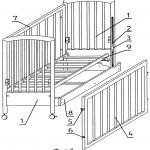 baby bed drawing photo