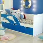 baby bed dolphin photo decoration