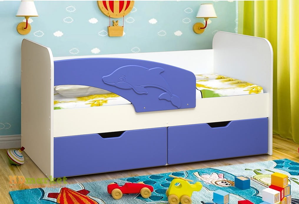 baby bed dolphin design ideas