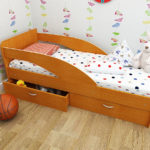 baby bed with bumpers photo design