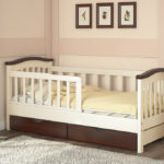 baby bed with bumpers photo design