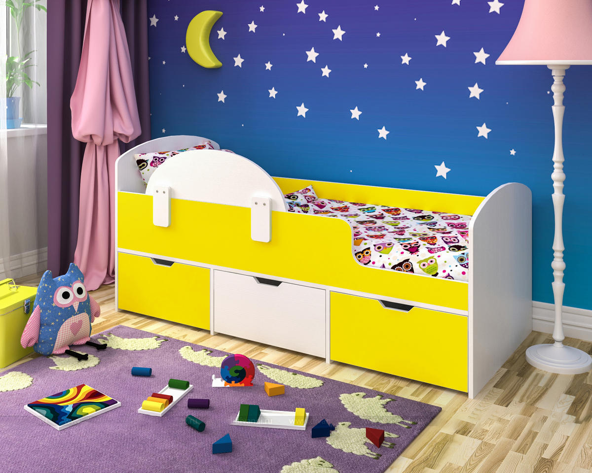 children's bed with sides