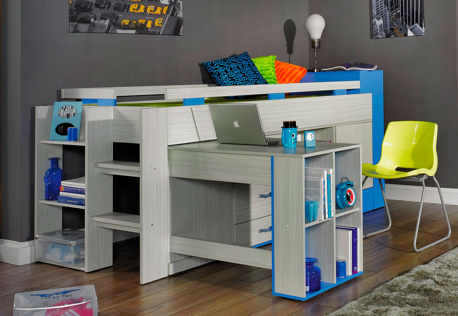 children's bed loft transformer