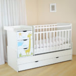 baby bed transformer photo design