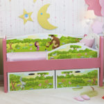 children's beds with bumpers from 2 years old ideas