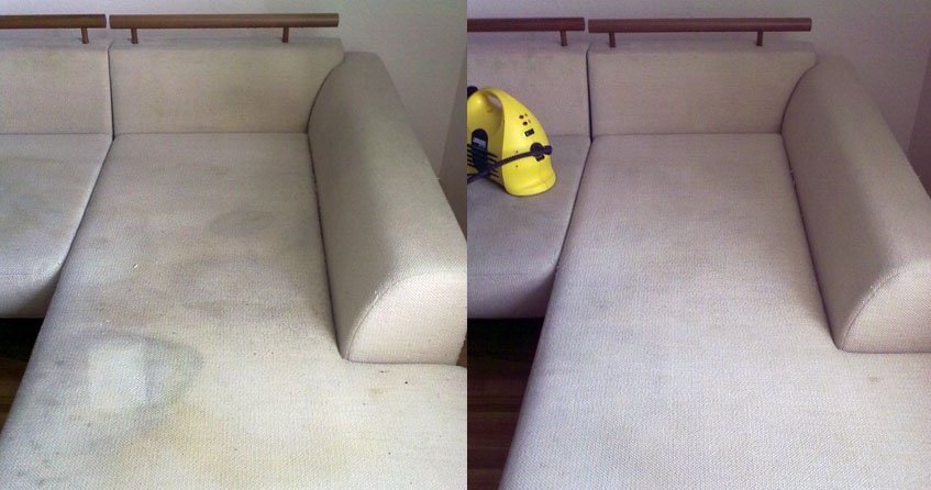 sofa before and after