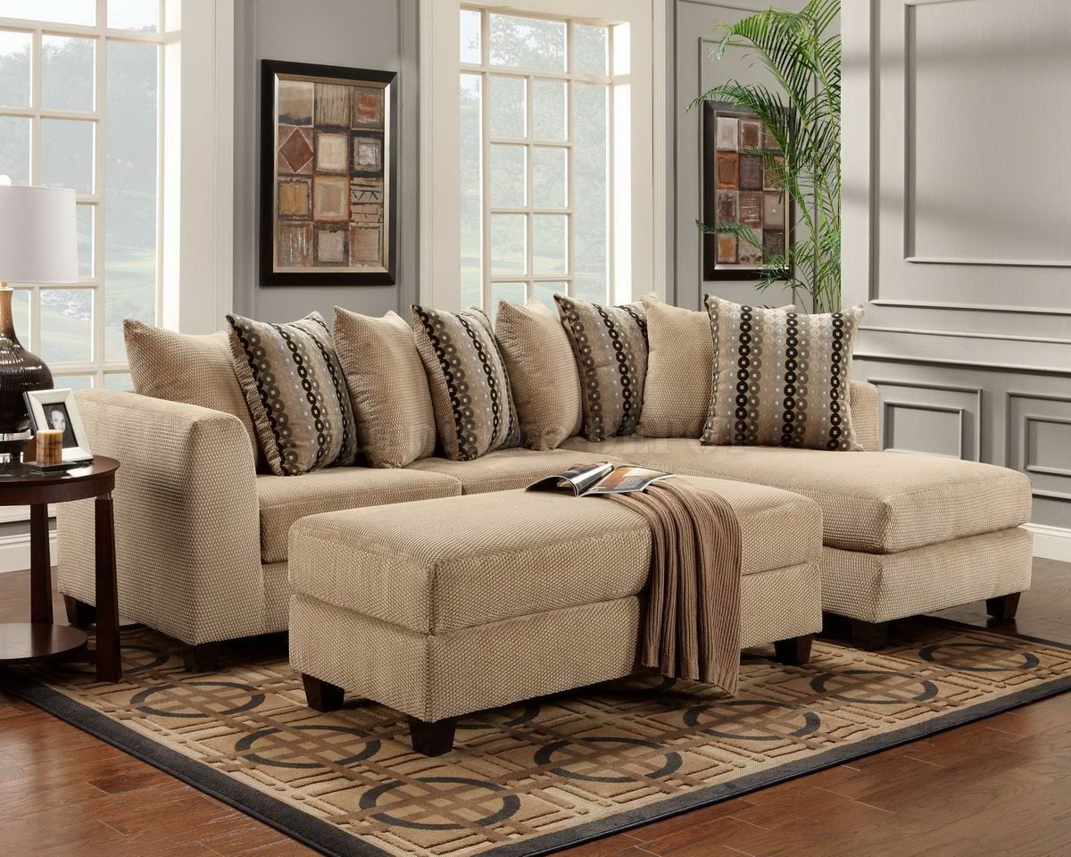 beige sofa in the living room