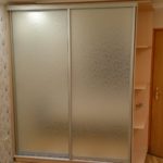 wardrobe design frosted glass