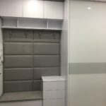 wardrobe design gray for hallway