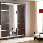 armoire design carrés marron