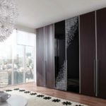 armoire design haut noir