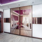 wardrobe design purple